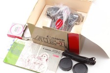 MINT in Box Canon AE-1 Black Film Camera Body New FD 50mm f/1.4 Lens JAPAN