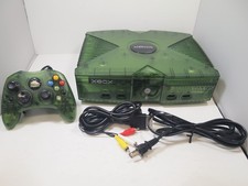 Original Xbox Halo Special Edition Green Cons...