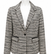 NWT Petite Medium tweed blazer "Boucle Jacket" suit blazer. Office. Corporate