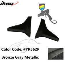 Fits 00-09 S2000 Side Skirts Guard Strakes Splash #YR562P Bronze Gray Metallic