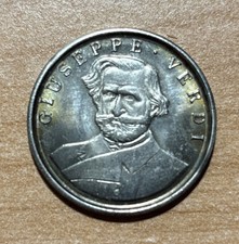 GETTONE MEDAGLIA COMMEMORATIVA -  GIUSEPPE VERDI  TEATRO ALLA SCALA MILANO Rara