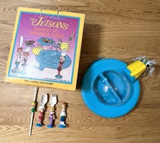 Cute Vintage Kids 1989 Starwares  The Jetsons  Dinnerware Playset Hanna Barbara