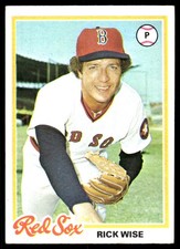 Rick Wise 1978 Topps #572 Boston Red Sox MLB READ FREE SHIPPING AutographDen