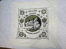Boulder County Farmers Market Cotton Bandana Scarf