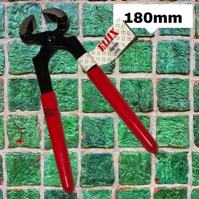Ellix Rabitzzange Monierzange 180mm mit breitem Kopf Kneifzange Fliesenzange