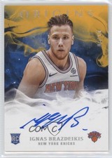2019-20 Panini Origins Rookie Auto Gold 6/10 Ignas Brazdeikis #106 Auto 13c1