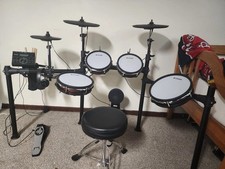 Donner DED-200 Max Electric Drum Set Dual Zone Mesh Pads Electronic Drum Kit