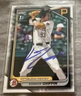 2024 Bowman Draft Konnor Griffin Signed Auto IP 1st RC Card #BD-22 Pirates