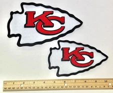Kansas City Chiefs NFL Logo Sign Hanger Holes 6" 8" Wall Art Mount 3D Printed