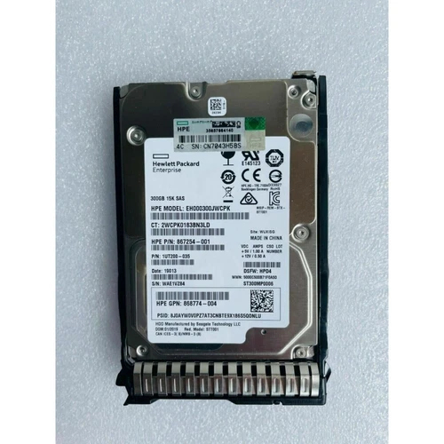 New 759208-B21 HP 300GB 12G SAS 15K rpm SFF 2.5" SC HDD Hard Drive 759546-001 - Picture 1 of 3