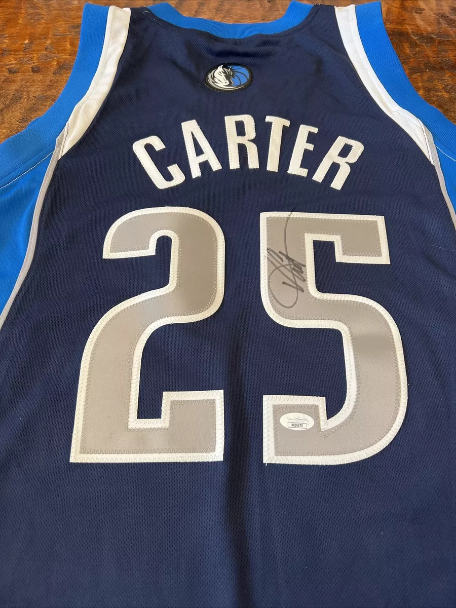 Vince Carter Signed Dallas Mavericks Jersey JSA Coa Autographed