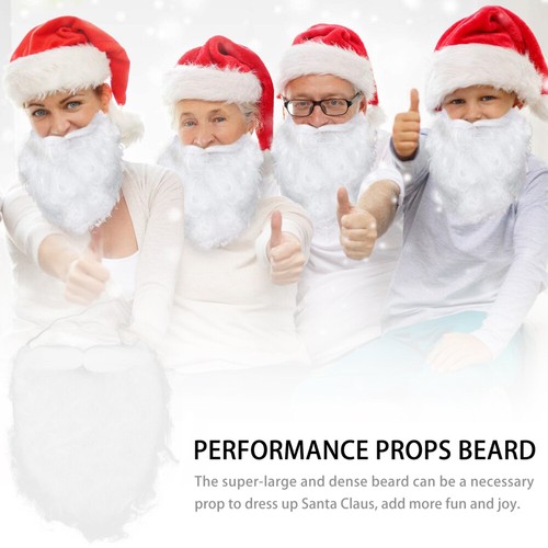 10 Pezzi Puntelli Performance Barba Sposo Bambino Babbo Natale Falso Natale - Foto 6 di 12