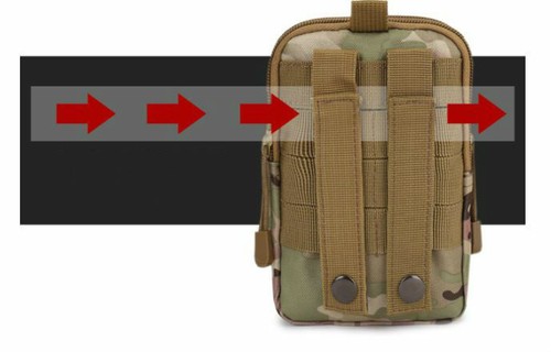 Utility Multi Purpose Tactical Waist Bag Belt Molle Pouch Military Wallet Pack - Picture 6 of 16