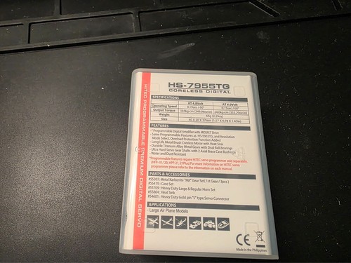 ⚙️ BRAND NEW - HiTec HS-7955TG Titanium Gear Coreless Ultra Premium Servo ⚙️ - Picture 4 of 6