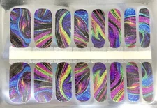 Color Nail Polish Strips, 16ct. Limited Bella Tie Dye  Read Description Below