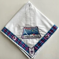 World Scouts 25th World Jamboree Neckerchief White