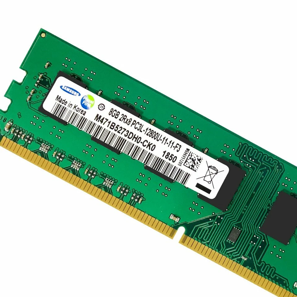 8GB 4GB DDR3L 1600MHz PC3L-12800U 1.35V DIMM Desktop Memory RAM Samsung LOT BT - Image 3 of 4