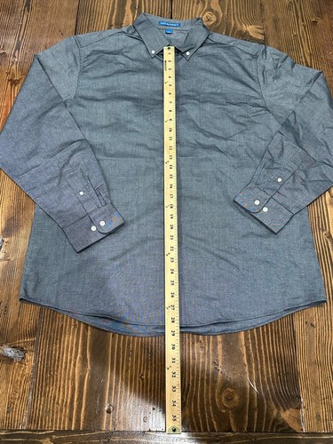 Camicia abito Port Authority S658 da uomo a maniche lunghe abbottonate SuperPro Oxford - Foto 7 di 13