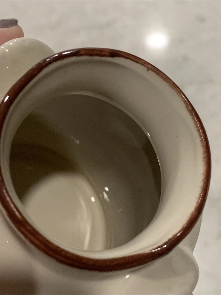 Jarra de leche lindo gato de colección jarrón tarro 4,5 pulgadas cerámica retro granja campo gato feliz Foto 4 de 4