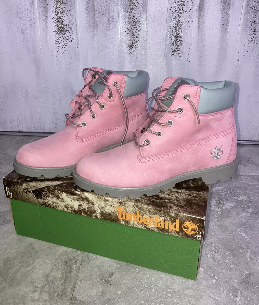 Timberland Inch Premium Waterproof Pink Youth Kids High Boots 19975 Y2k | eBay