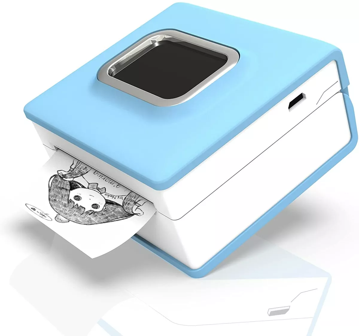 Portable Mini Pocket Printer - Thermal Sticker Maker for iOS