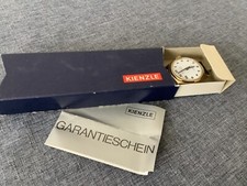 🇩🇪 Rarität Vintage Kienzle ALFA Gold Gehäuse Blatt weiss NOS Full Set ca. 1975