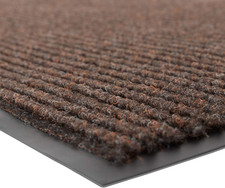 Brown 3' x 6' Carpeted Entrance Mat for Home or Office - 109 Brush Step