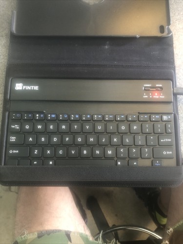 Black Small Fintie Wireless Bluetooth Keyboard Thin W/case