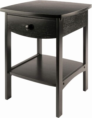 Small Space End Tables For Chair Side Bedside Night Stand With Drawer Accent NEW