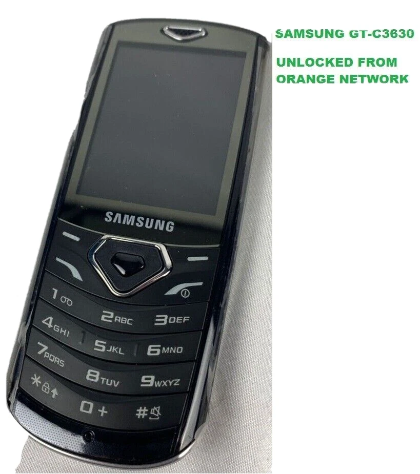 Samsung GT-C3630 (Grey/Black) Unlocked- 1.3MP Camera (100% Genuine Mobile Phone) - Image 2 of 4