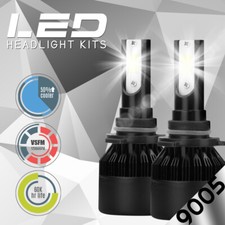 New 9005 Hb3 8000k Ice Blue 8000lm Cree Led Headlight Bulbs Kit High Low Beam New 9005 Hb3 8000k Ice Blue 8000lm Cree Led Headlight Bulbs Kit High Low Beam