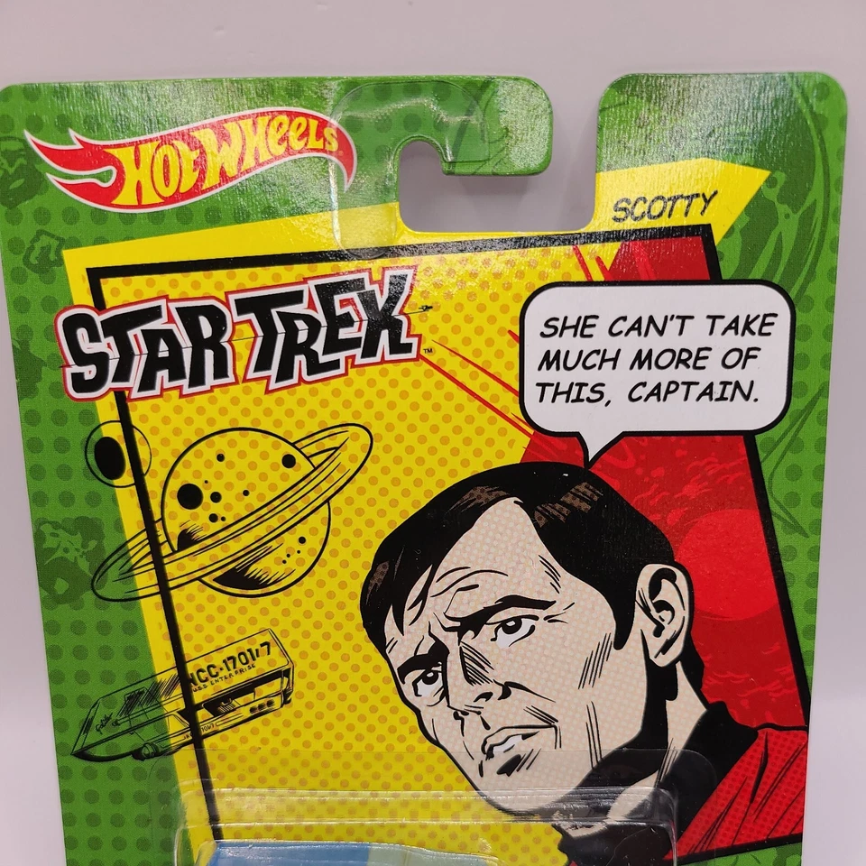 HOT WHEELS 2014 STAR TREK CUSTOM '52 CHEVY BLUE SCOTTY - Image 4 of 4