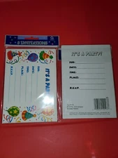 It's A Party Invitation 8 Count And Envelopes [2] (16ct. Total) NEW