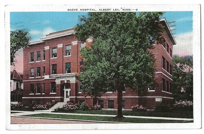 Albert Lea Minnesota c1940 Naeve Hospital Building
