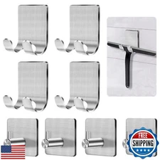 CGBE Razor Holder for Shower - 4 Packs Holder and Hooks, Self Adhesive Shaver