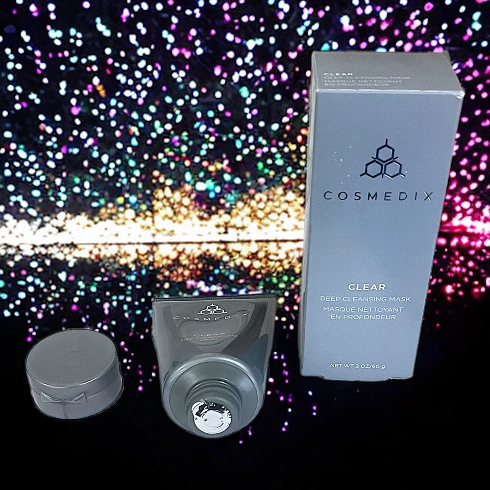 Máscara de limpieza profunda transparente CosMedix 2,0 OZ nueva en caja Foto 4 de 4
