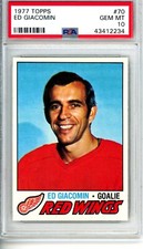 1977 Topps Ed Giacomin #70 Red Wings PSA 10 9863