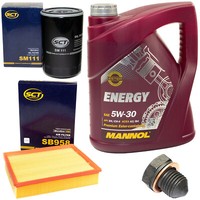 MotoröL Filter Set 5W30 5 Liter + ÖLablassschraube FüR VW Transporter IV Bus