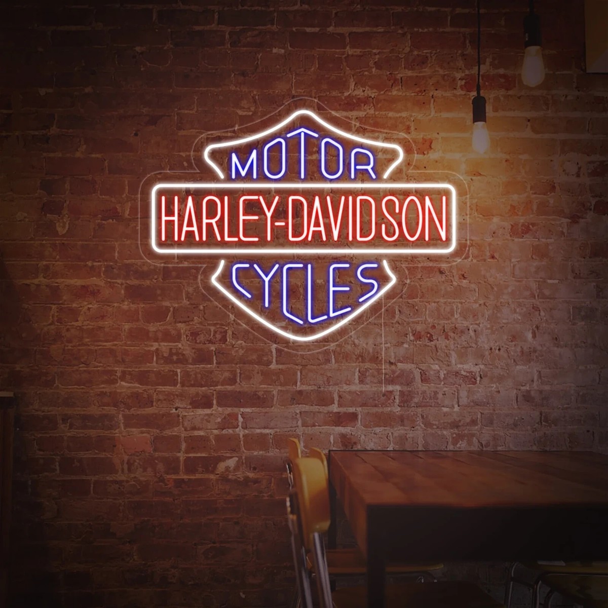 Motor Harley Davidson Cycles Neon Sign, Motorcycles Neon Sign, LED