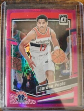 2023-24 Donruss Optic Jordan Poole Pink Hyper Prizm #93 Washington Wizards
