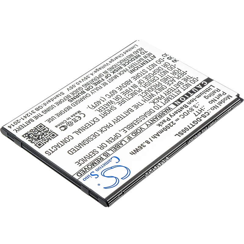 Battery for Doogee Homtom HT7 T7 T7 Pro 2200mAh Li-ion Foto 2 de 3