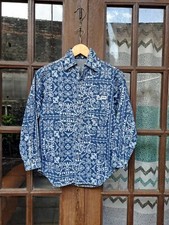 Hysteric Glamour Paisley Button Up Shirt Long Sleeve Kids Size 140 / 10 years