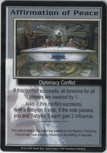 Babylon 5 CCG Pemiere Ed Individual Card Sale Near Mint or Better. - Picture 6 of 16
