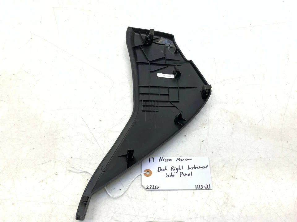 16 17 18 NISSAN MAXIMA TABLERO DERECHO INSTRUMENTO PANEL LATERAL OEM 68420-4RA0A Foto 4 de 4