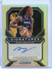 2021 Panini WNBA Prizm MYISHA HINES-ALLEN Signatures Silver Prizm Auto MYSTICS