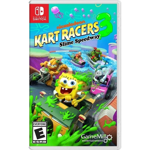 Nickelodeon Kart Racers 3: Slime Speedway (Nintendo Switch, 2022) New Sealed !!