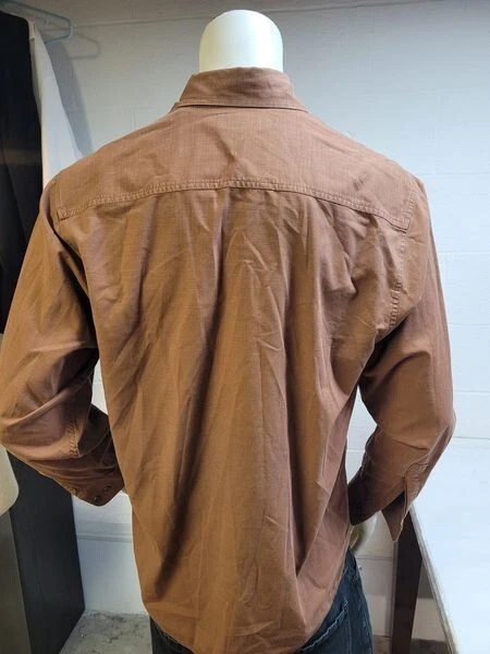 Wolverine casual long sleeve  button up shirt rust size m  / we3044 r4 d14 - Image 2 of 4