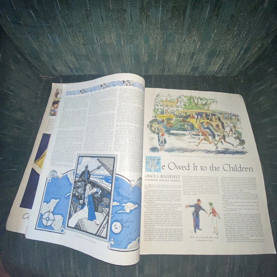 1935 February Woman's Home Companion Magazine Dress Fashion Booth Tarkington - Image 3 of 4