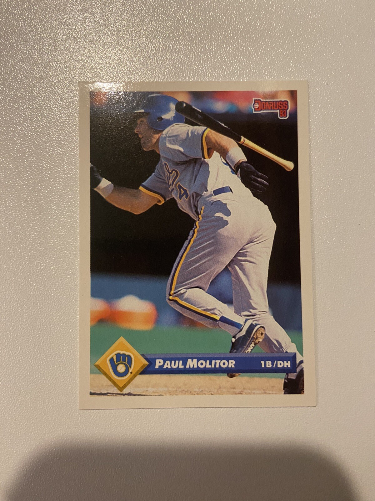 PAUL MOLITOR # 75 - 1993 Donruss Baseball Card NR-MT