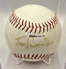 Tom Lasorda Autographed "Yakima Bears" Baseball KAPP35 Coca-Cola Rare In Case